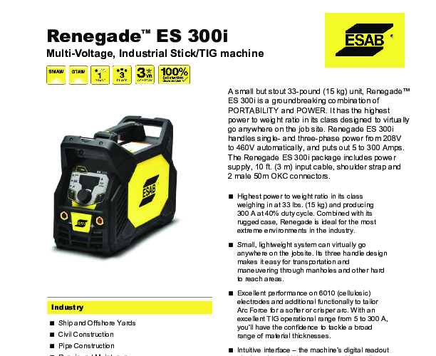 ESAB ER 1 F TIG Foot Pedal Remote Control 5m 4-Pin | Welders Helper