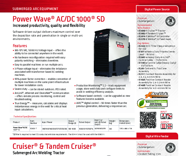 Lincoln Electric MAXsa 10 ArcLink Controller for Power Wave Systems ...