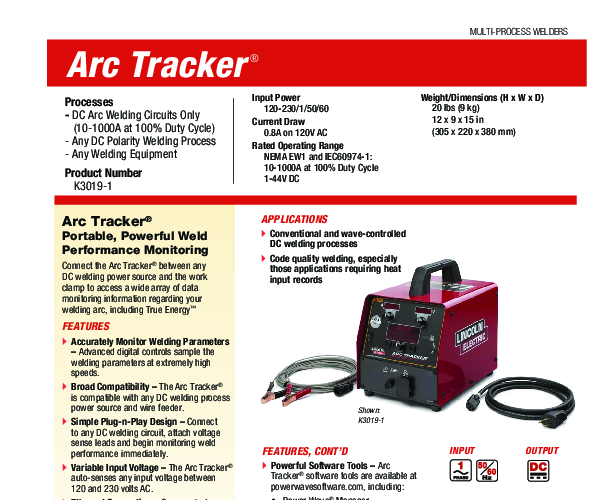 Lincoln Electric Arc Tracker Weld Data Monitor | Welders Helper