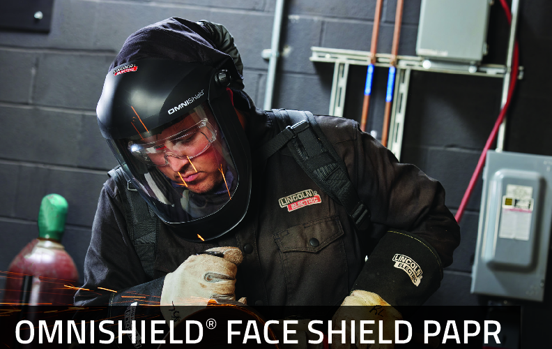 Lincoln Electric OMNIShield Shade 5 Cutting Face Shield | Welders Helper
