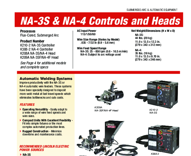 Lincoln Electric NA-4 Automatic SAW Controller | Welders Helper