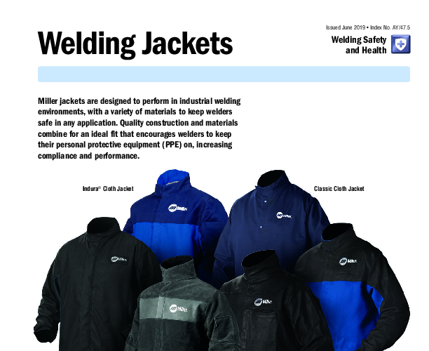 Miller WeldX Flame Resistant Welding Jacket - Large | Welders Helper