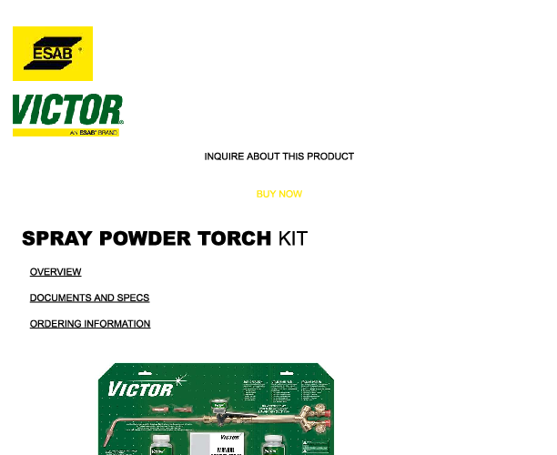 Victor VPT-100 Oxy-Acetylene Powder Spray Hardfacing Kit | Welders Helper