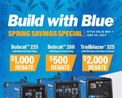 Millter Build with Blue Spring Savings Special - Offer valid until June 30, 2023