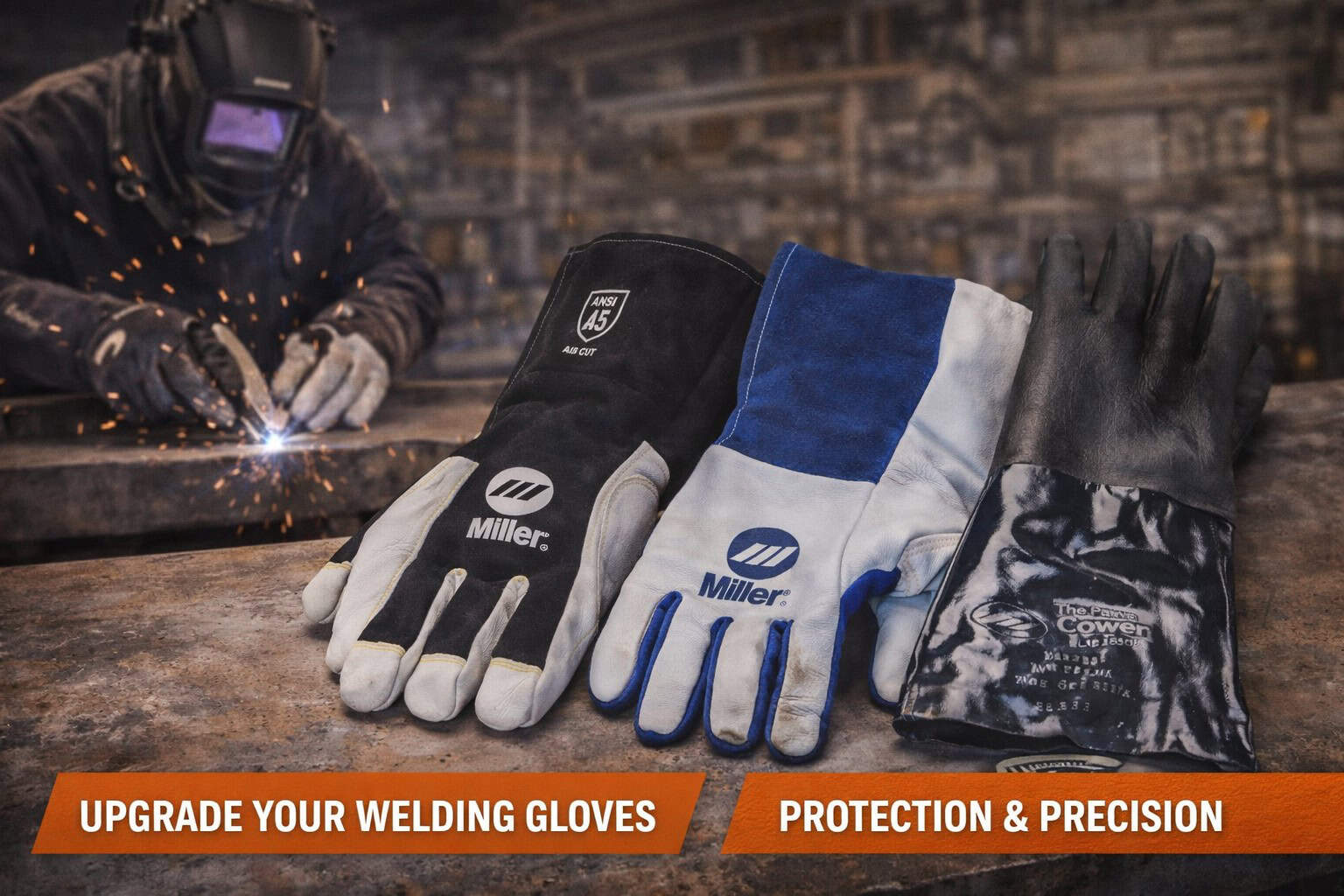 upgrade your welding gloves - protection & precision