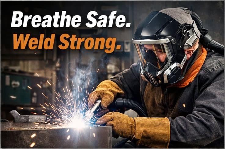 breathe safe. weld strong.