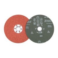 Walter XTRACUT 5-Inch Ceramic Quick-Change Sanding Disc, Coarse Grit