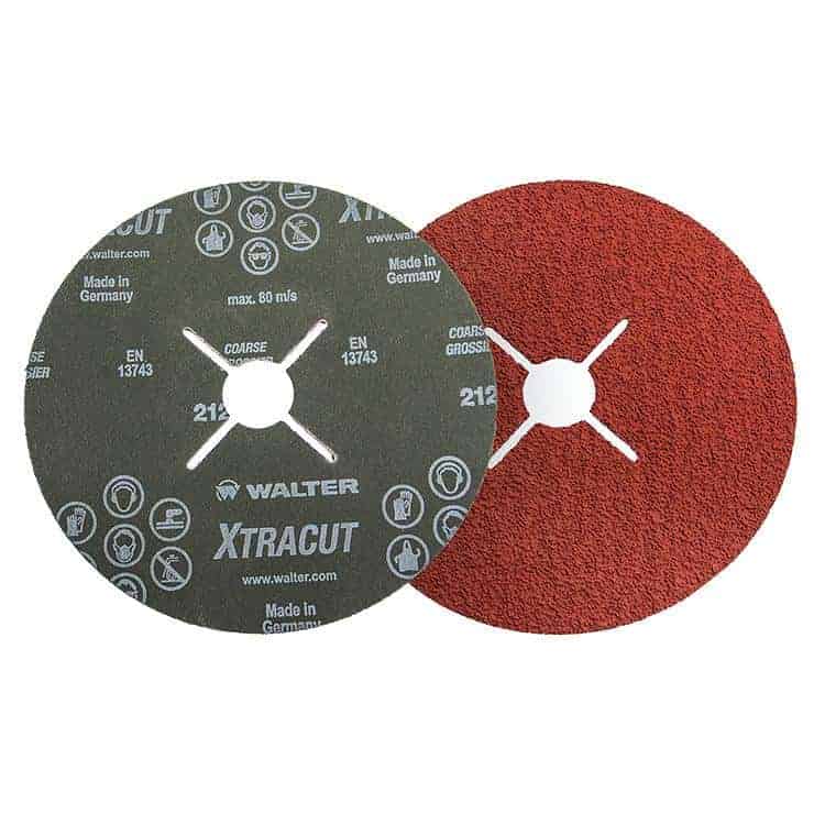 Walter XTRACUT 6-Inch Ceramic Fiber Disc Coarse Grit