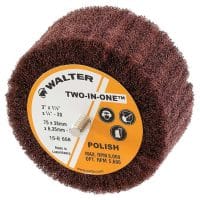 Walter Two-In-One Interleaved Flap Wheel 3 Inch x 1-1/2 Inch