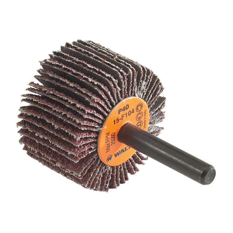 Walter 1.5x1 Inch Mounted Flap Wheel 40 Grit