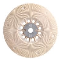 Walter 7-Inch Flexible Turbo-Action Backing Pad - White