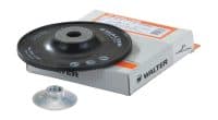 Walter 5-Inch Black Turbo Backing Pad for Resin Fiber Discs