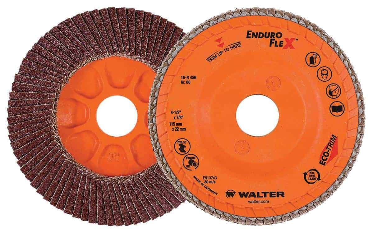 Walter Enduro-Flex 4-1/2" Grit 60 Flap Disc with Eco-Trim