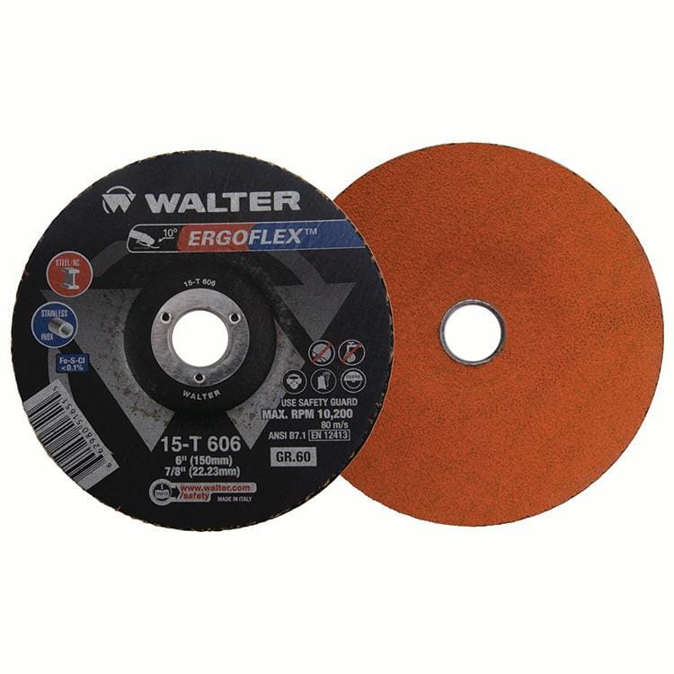 Walter ErgoFlex 6-Inch Flexible Grinding Wheel Grit 60