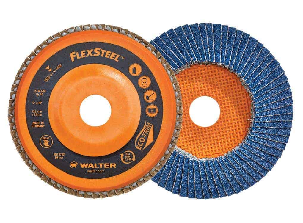 Walter ALLSTEEL 5-Inch Flap Disc 40 Grit Type 27