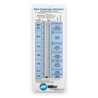 Miller SMAW Stick Welding Parameter Slide Calculator