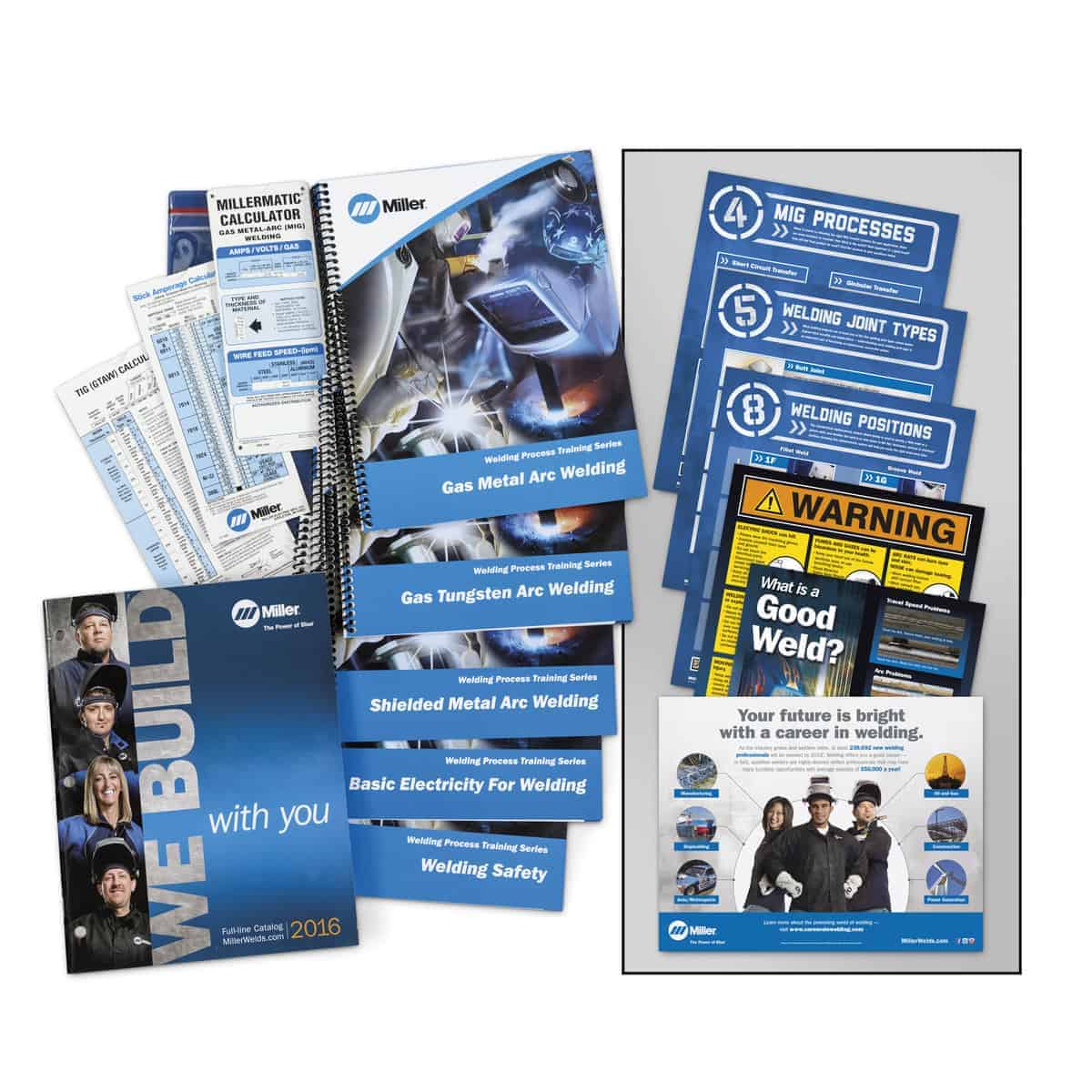 Miller Welding Instructor Educational Package with 5 Books and 3 Calculators