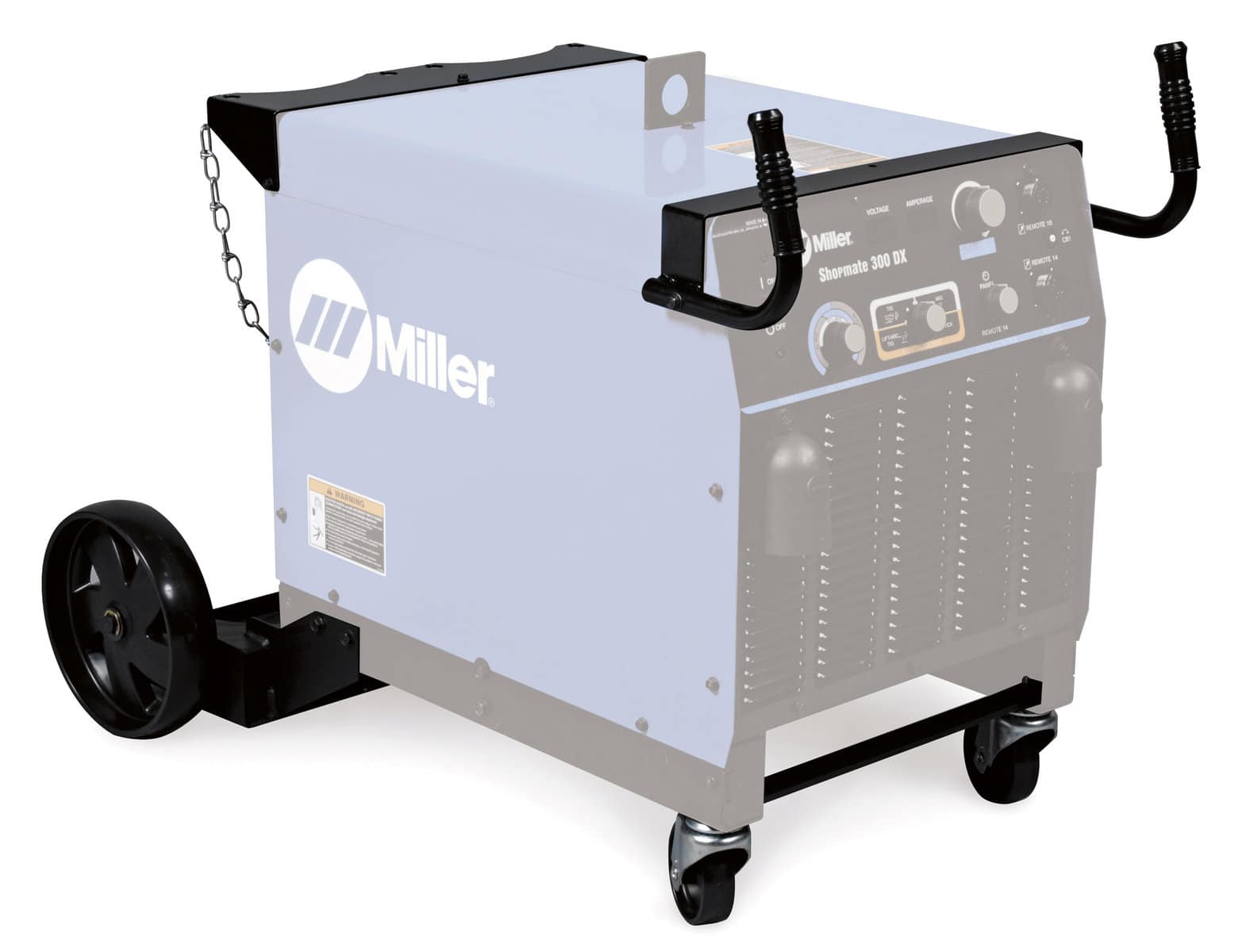 Miller Shopmate 300 Running Gear with Dual Cylinder Rack