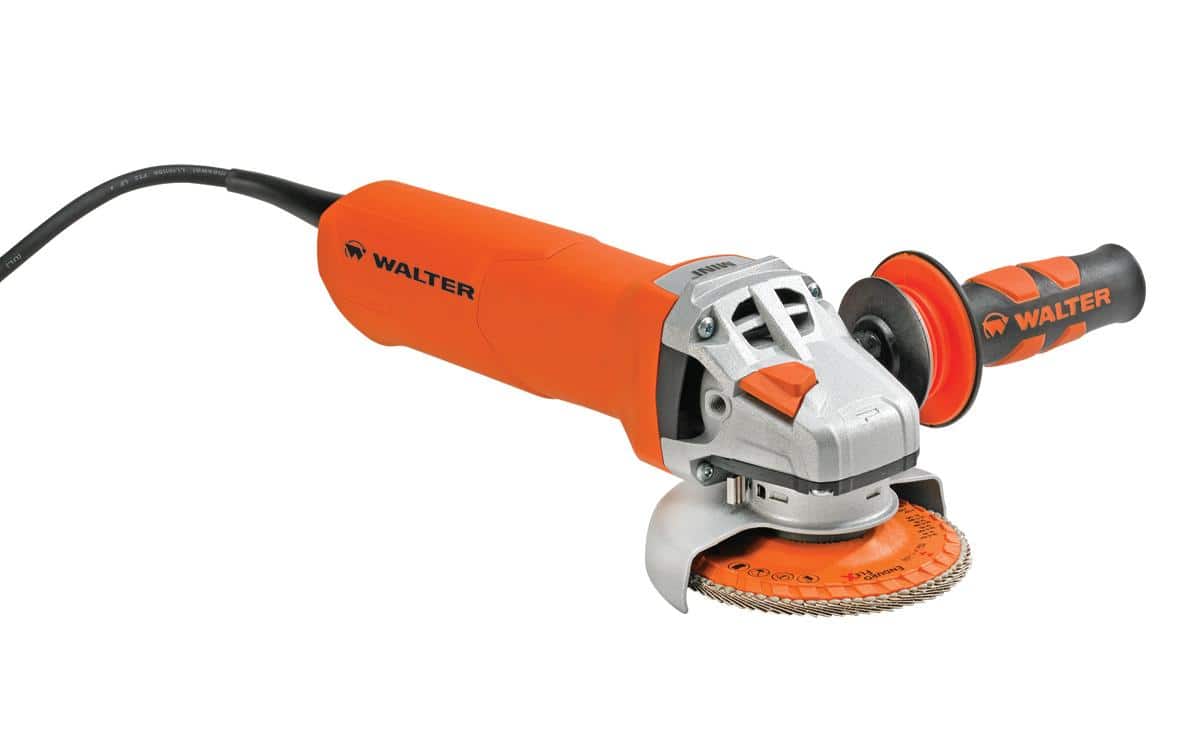 Walter Mini 4-1/2 Inch Angle Grinder with Anti-Vibration Handle