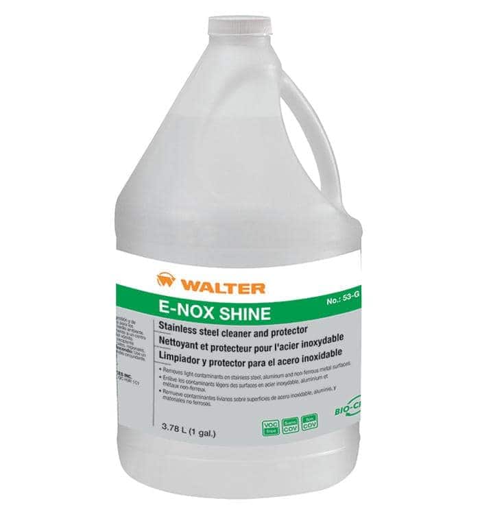 Walter E-NOX SHINE Stainless Steel Cleaner and Protector - 1 Gallon