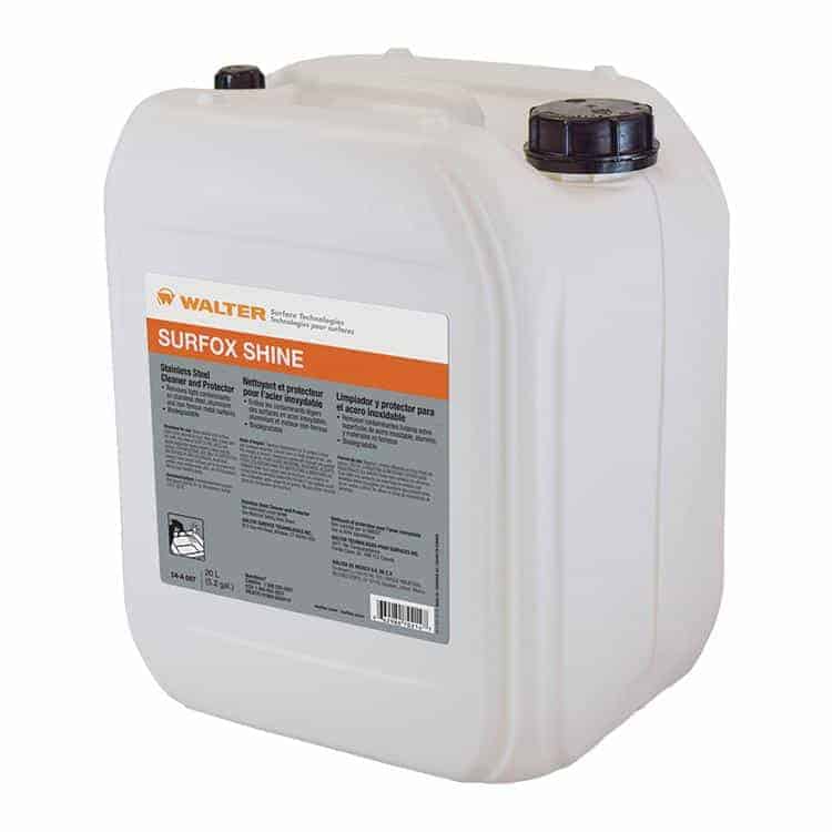 Walter Surfox Shine Stainless Steel Cleaner and Protector - 20L Pail