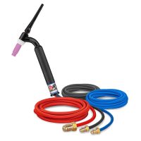 CK18 Water-Cooled Flex Head TIG Torch with 12.5ft Super Flex Cable