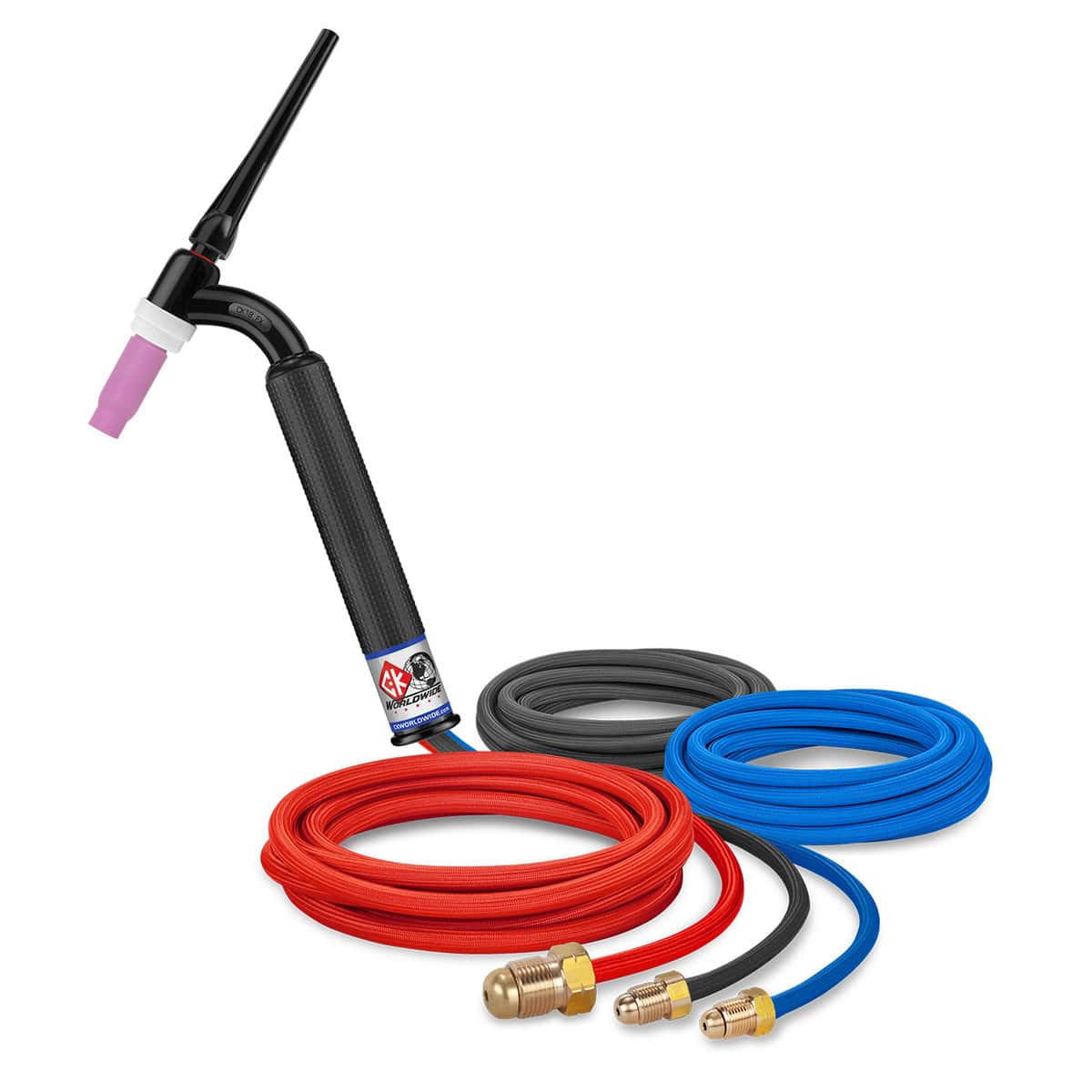 CK18 Water-Cooled Flex Head TIG Torch with 12.5ft Super Flex Cable