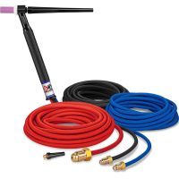 CK20 Water-Cooled TIG Torch Kit, 250A, 25ft Super-Flex Cable, Rigid Head