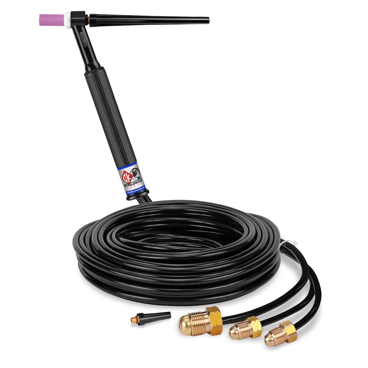 CK230 Water Cooled TIG Torch Kit, 300A, 25ft, 3-Piece Triflex