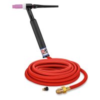 CK26 200A Air Cooled TIG Torch, 25ft Super Flex Cable, Rigid Head