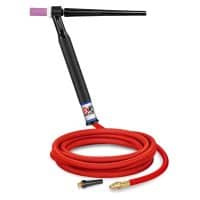 CK Worldwide 9 Series TIG Torch, 125A, 12.5ft, 2-Piece Super Flex, Rigid