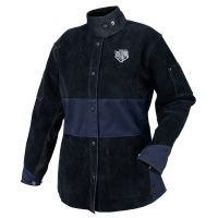 Angel Fire Women's Hybrid Welding Jacket - Navy/Black - Large