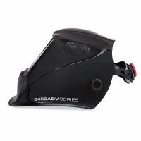 Lincoln Viking 2450 ADV Black Helmet with LED Light