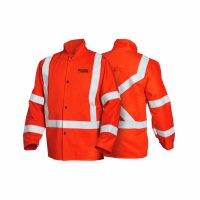 Lincoln Electric High Visibility FR Welding Jacket with Reflective Stripes - XL