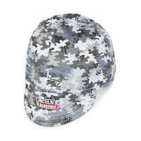 Lincoln Electric Grey Camo Welding Cap, Size XL, Cotton with Mesh Liner